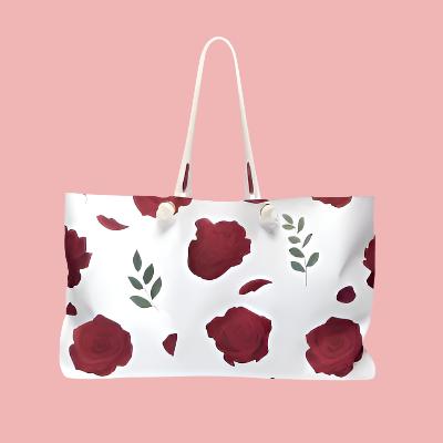 Weekender Bag - Red Roses