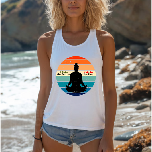 Inhale Exhale - Women's Racerback Tank Top