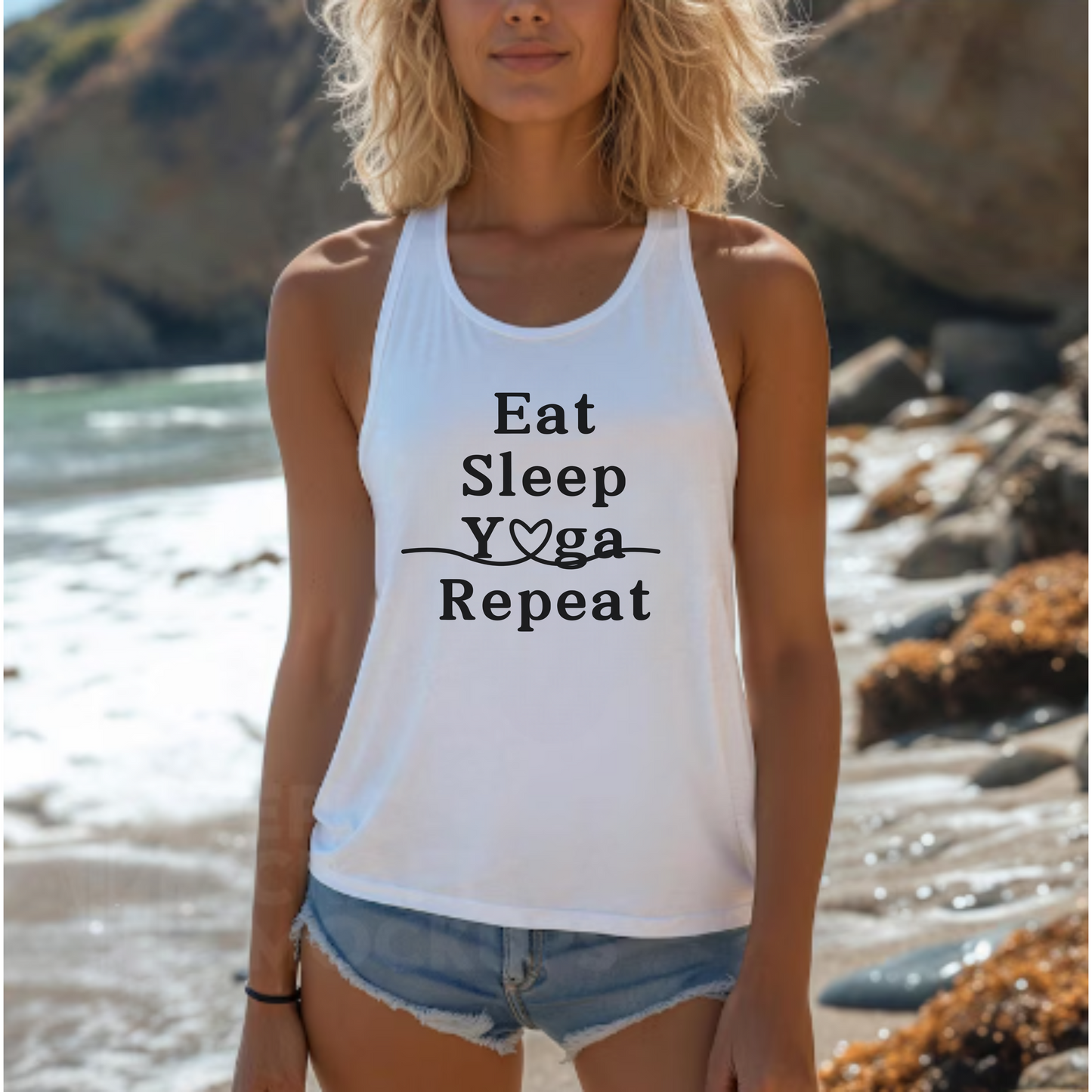 YOGA - Women Racerback Tank Top