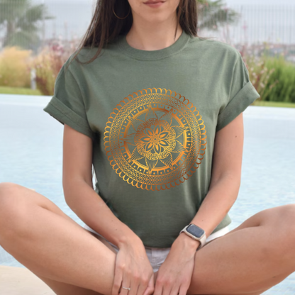 Round Mandala - Cotton Tee