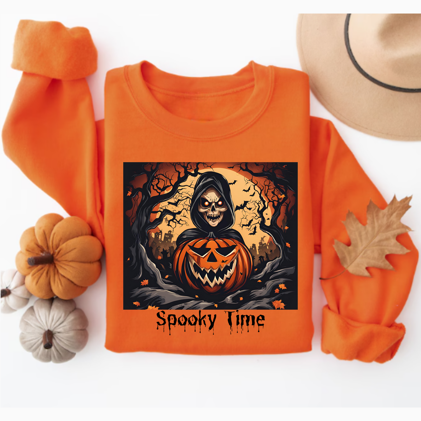 Spooky Time - Adult Crewneck Sweatshirt