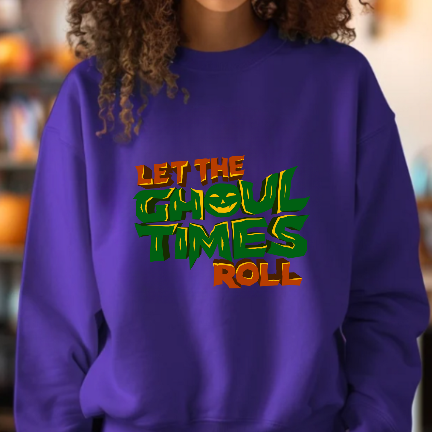 Ghoul Times - Adult Crewneck Sweatshirt