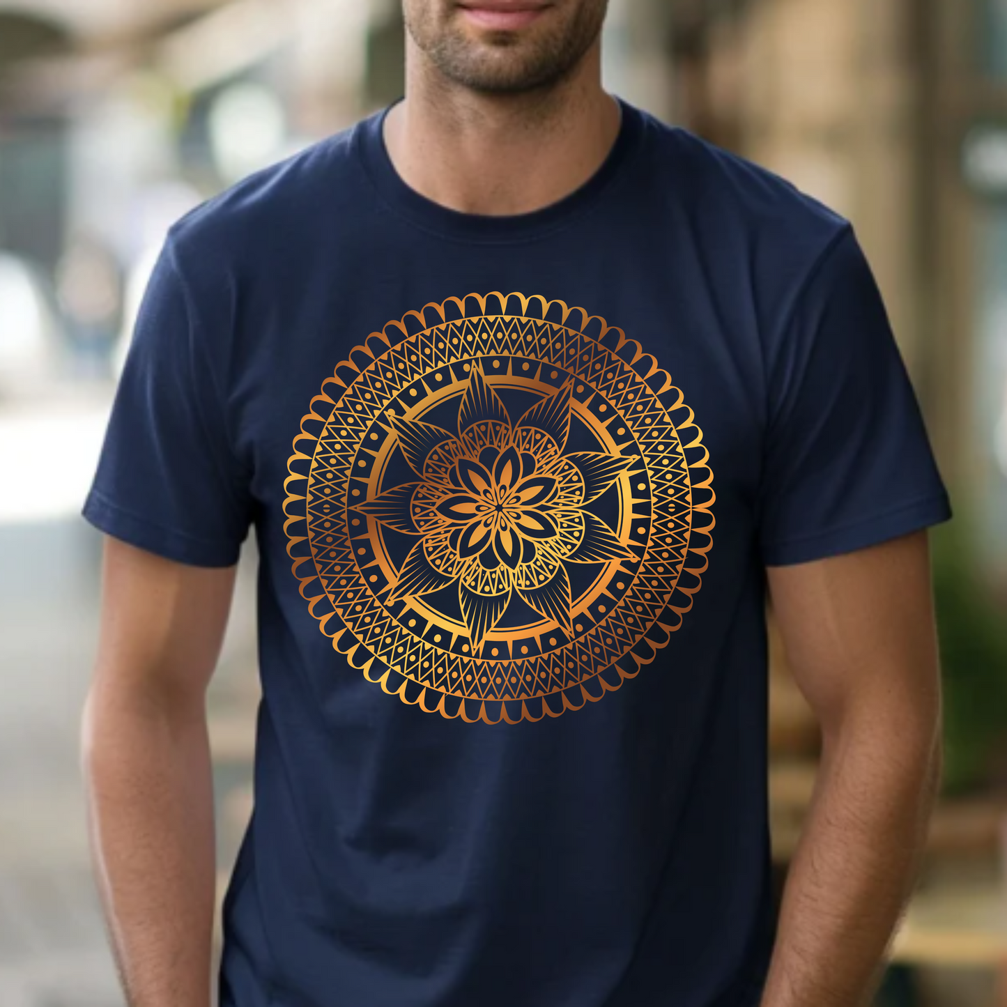 Round Mandala - Cotton Tee