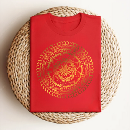 Round Mandala - Cotton Tee