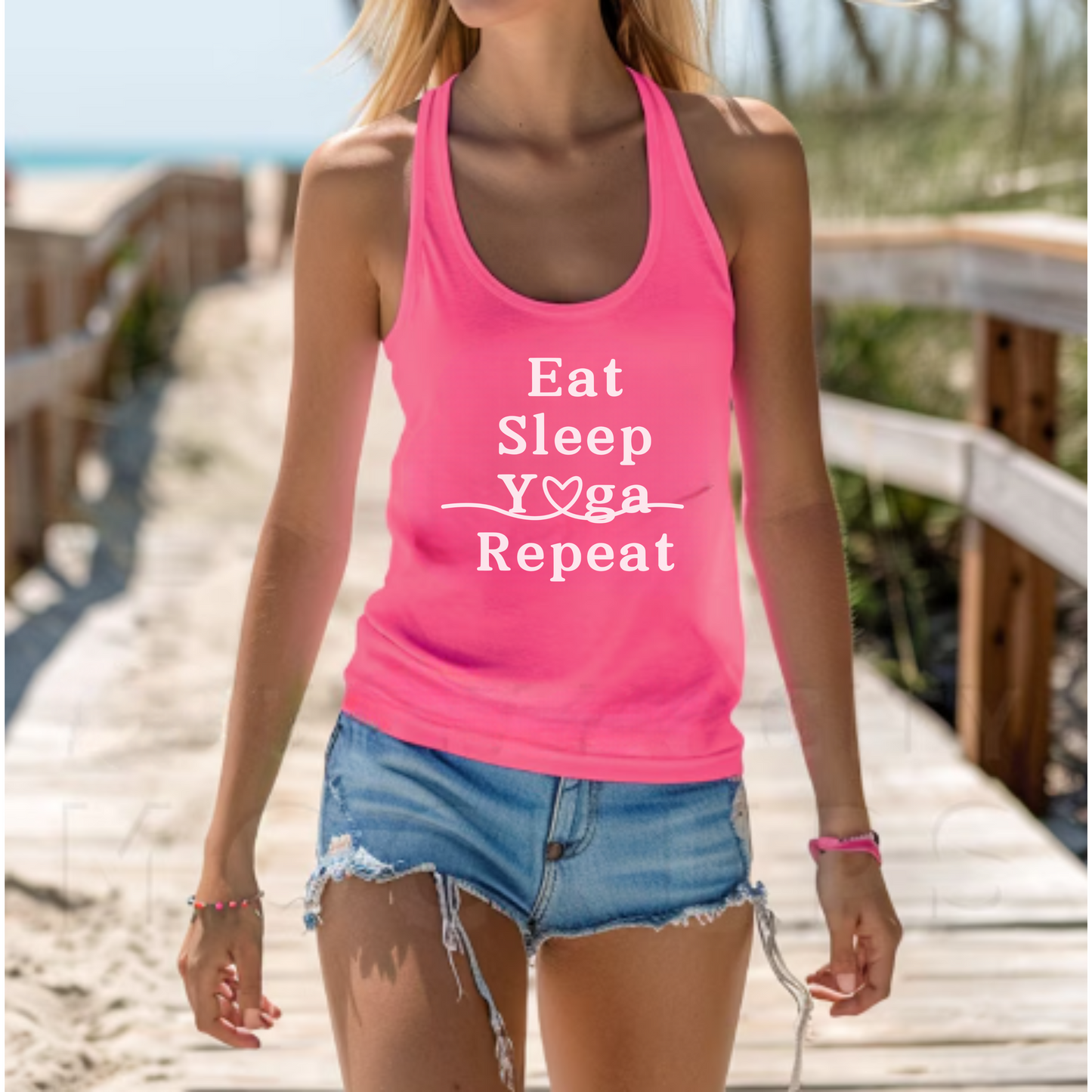 YOGA - Women Racerback Tank Top