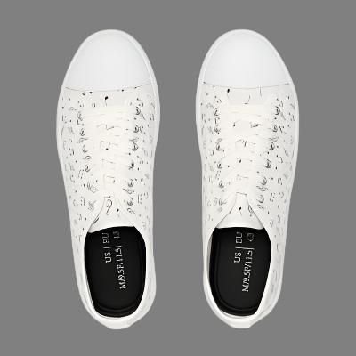 Music Notes - Men's Low Top Sneakers